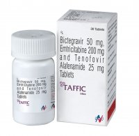 Taffic (Biktegravir 50mg, Emtricitabine 200mg, Tenofovir Alafenamide 25mg) generic Biktarvy